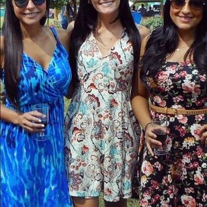 Lulus floral dress size small